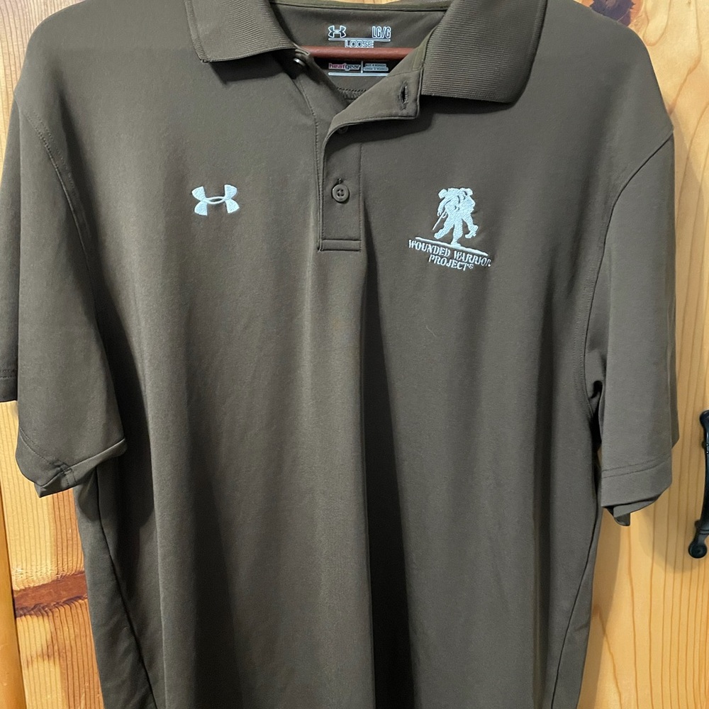 Men’s wounded warrior Project under armor polo